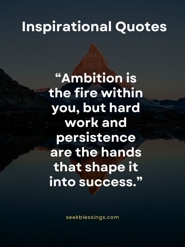 Inspirational Quotes for Success & Ambition