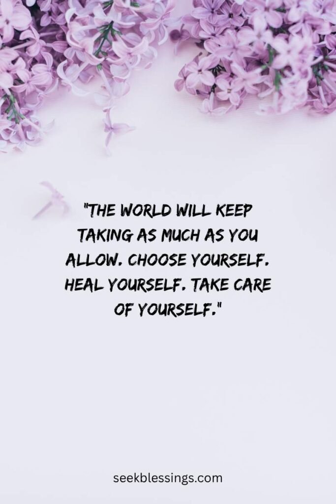 Inspirational Take Care of Yourself Quotes