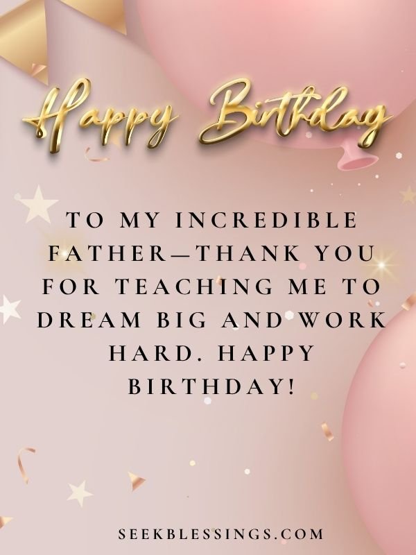 Inspirational & Thankful Birthday Quotes for Dad