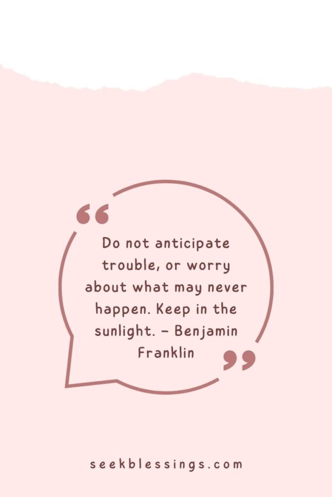 Inspirational Worry Quotes