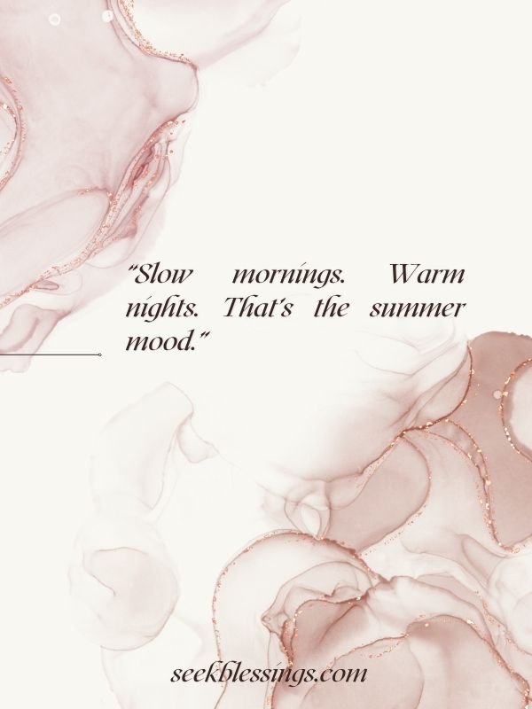 Lazy Days & Chill Summer Quotes