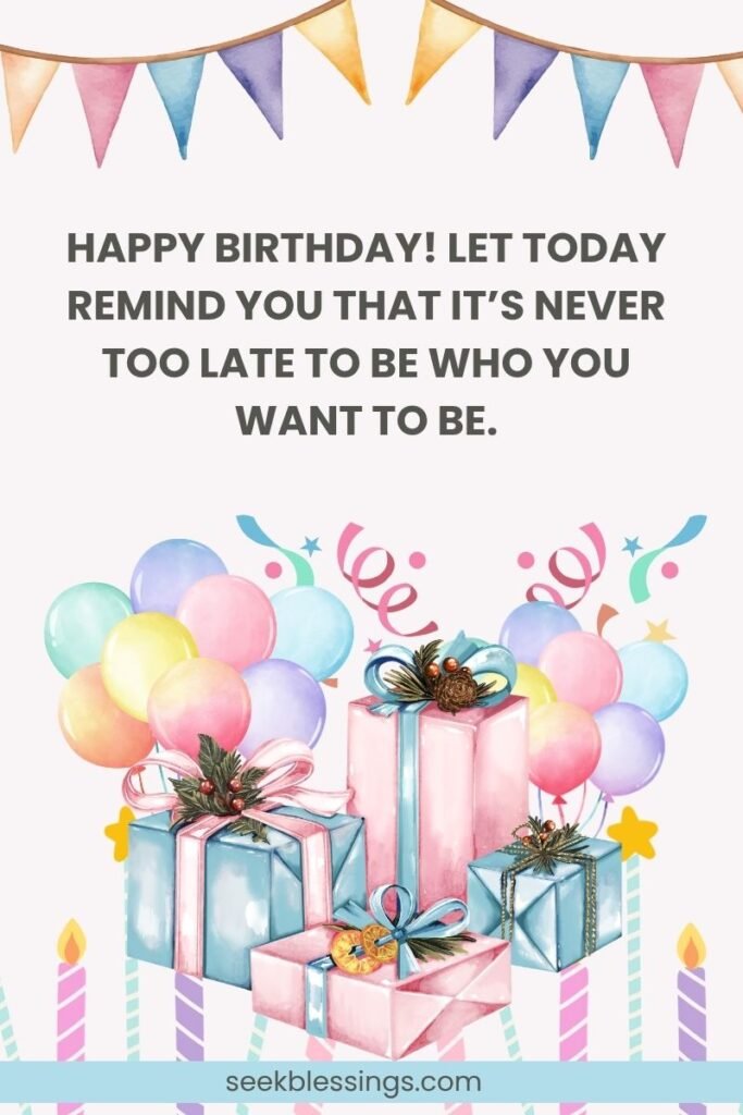 Motivational Birthday Wishes