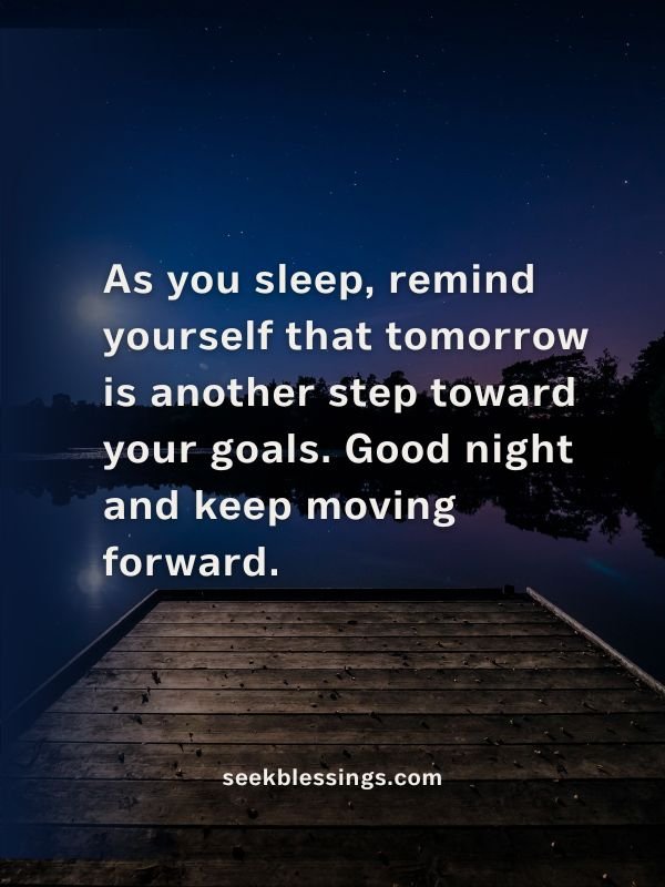 Motivational Good Night Quotes