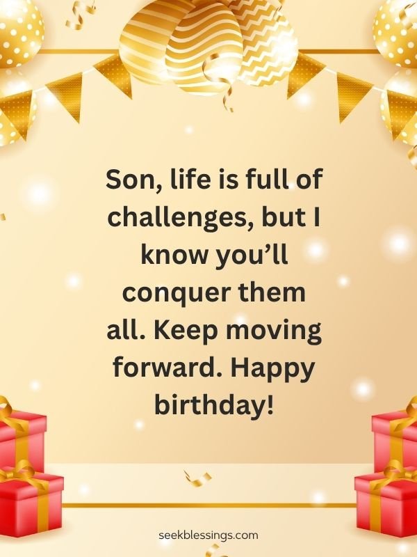 Motivational Happy Birthday Quotes for Son