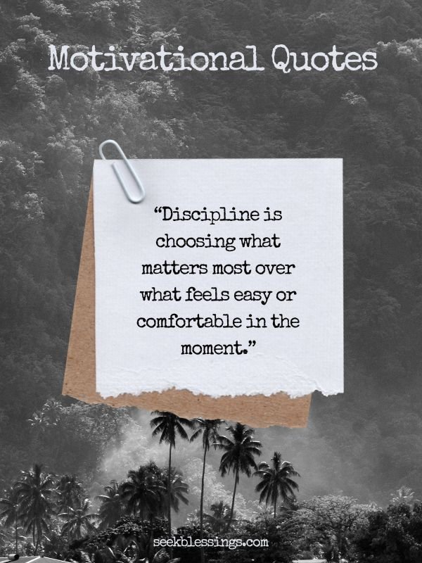 Motivational Quotes for Discipline & Consistency