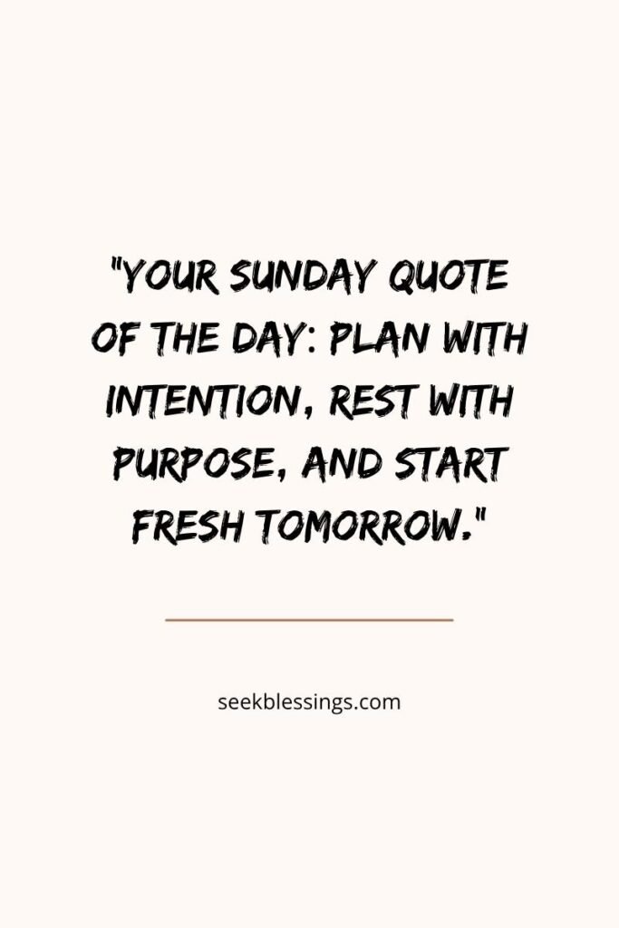 Motivational Sunday Quotes