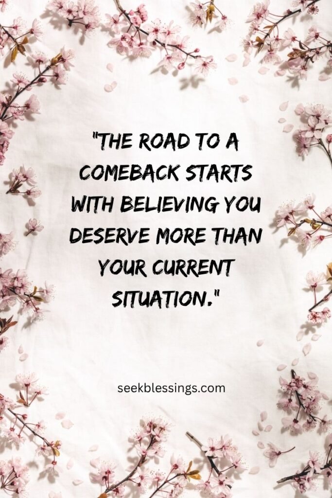 Motivational comeback quotes