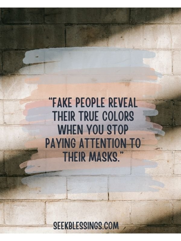 Quotes on Dealing with Fake People