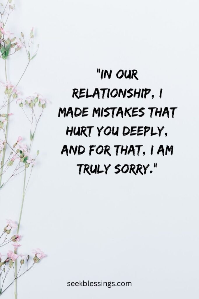 Relationship Sorry Quotes