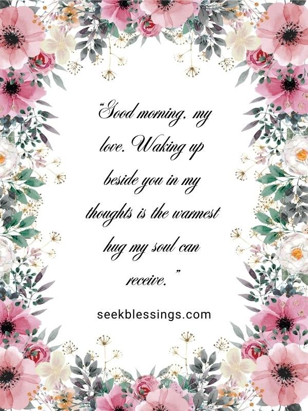 Romantic Good Morning Quotes for Him