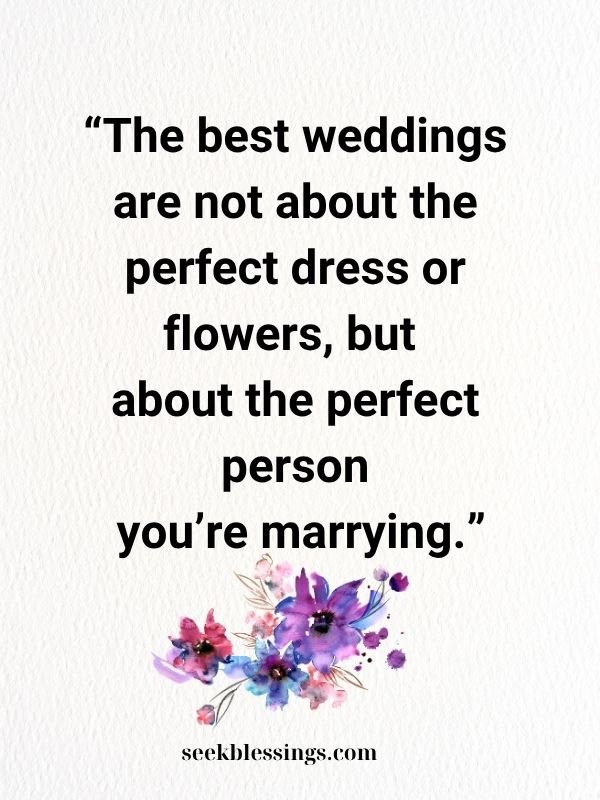 romantic Wedding Quotes about Love & Commitment