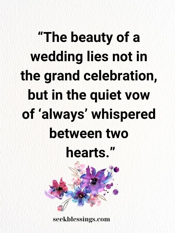 Romantic wedding Quote