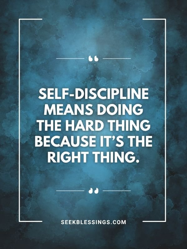 Self-Discipline Quotes
