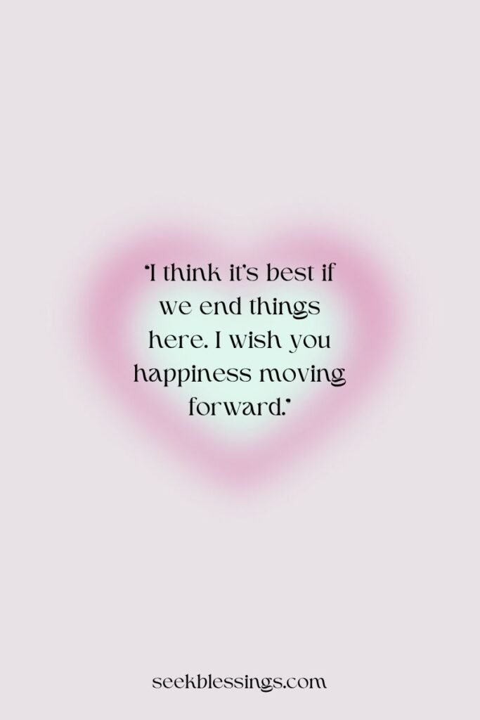 Short Breakup Text messages
