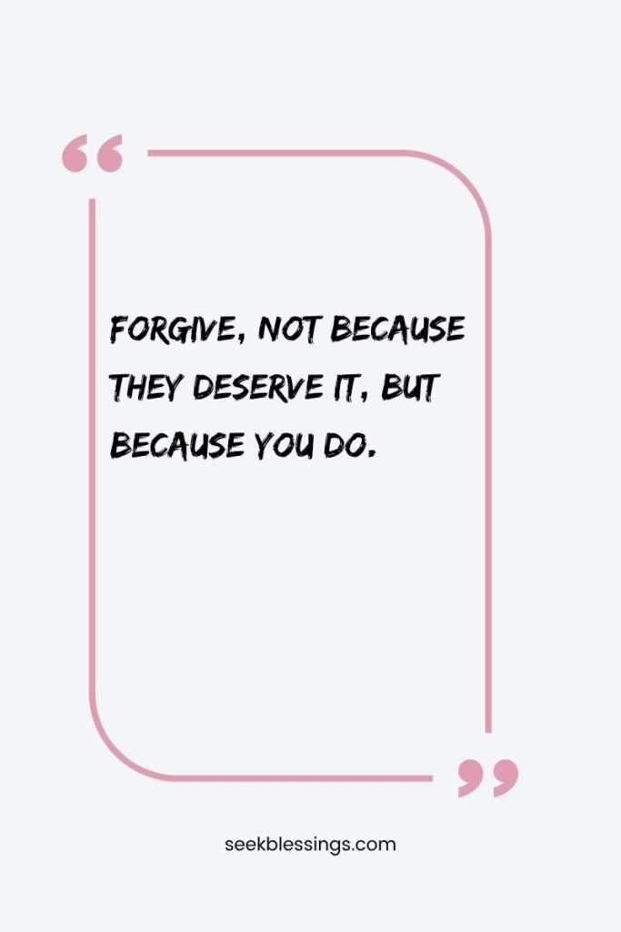Short Forgiveness Quotes