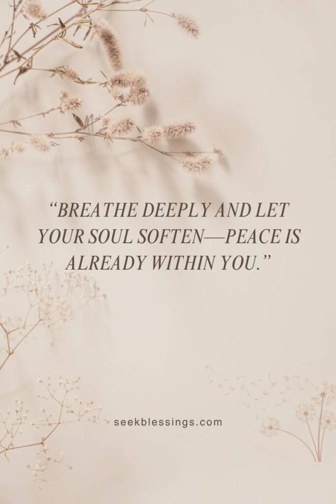 Short Inner Peace Quotes