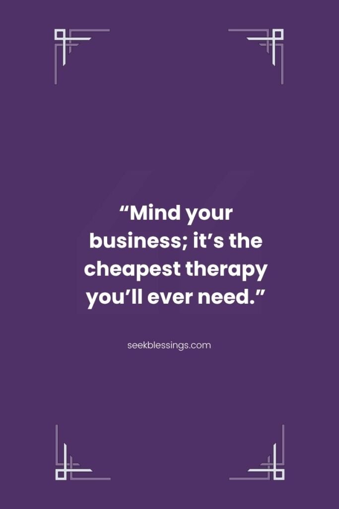 Short MYOB Quotes