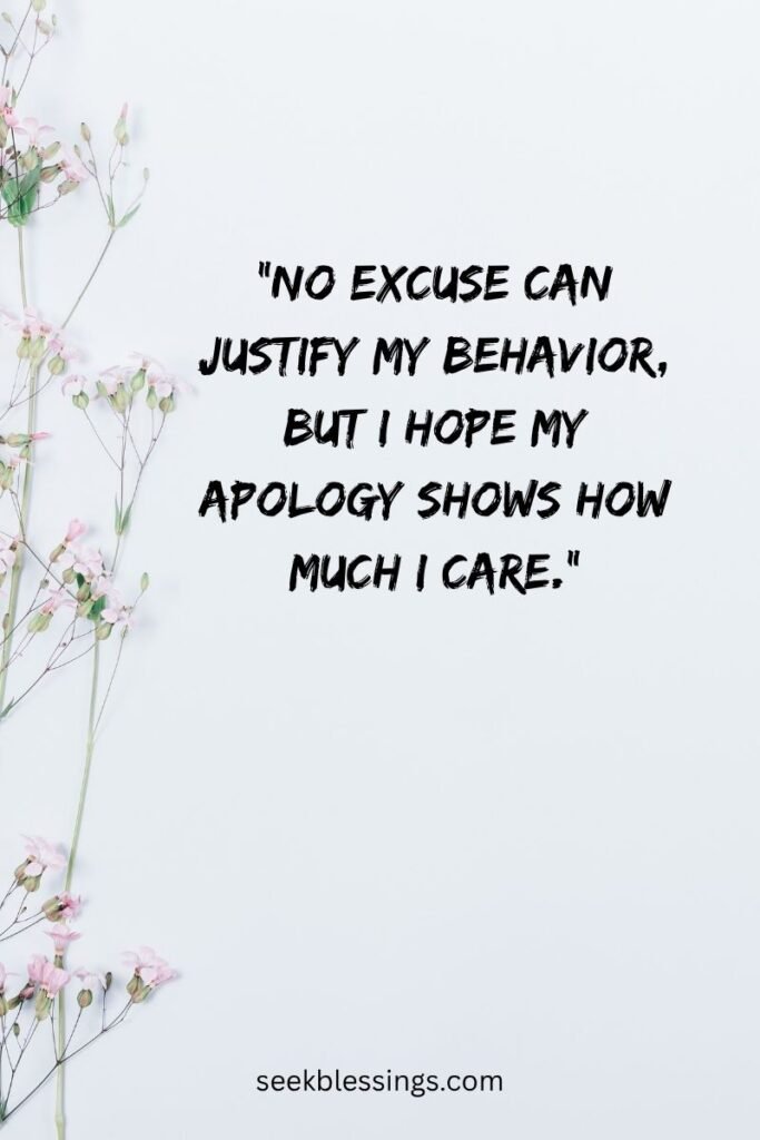Heartfelt I Am Sorry Quotes