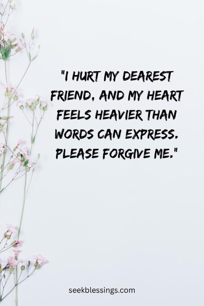 Sorry Quotes for Best Friends