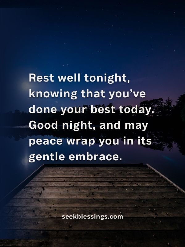 Special Good Night Quotes