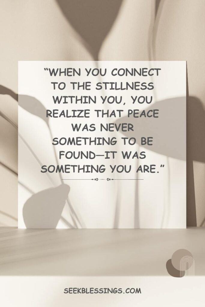 Spiritual Inner Peace Quotes