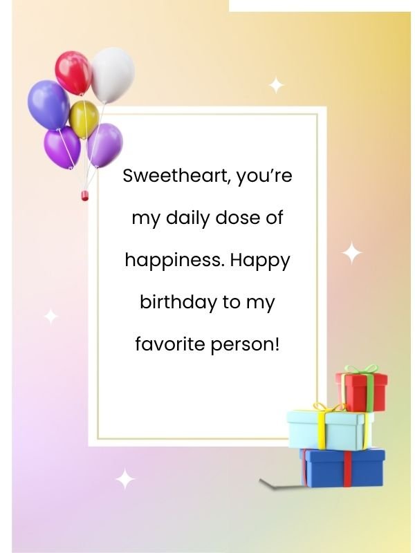 Sweet Birthday Messages for Boyfriend