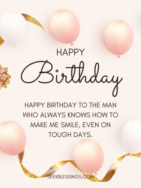 Sweet & Caring Birthday Quotes for Him