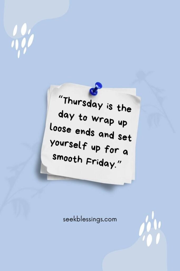 Thursday Quotes for Work & Success