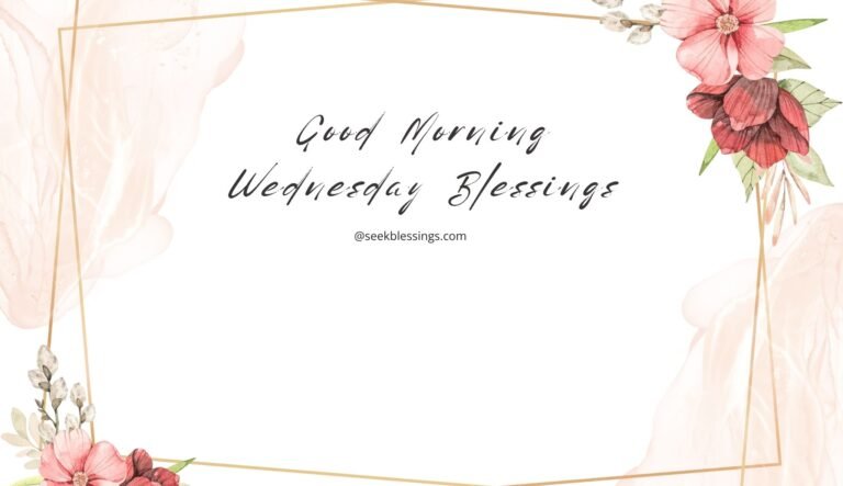 good morning wednesday blessings