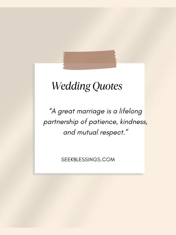 Wedding Quotes about Marriage
