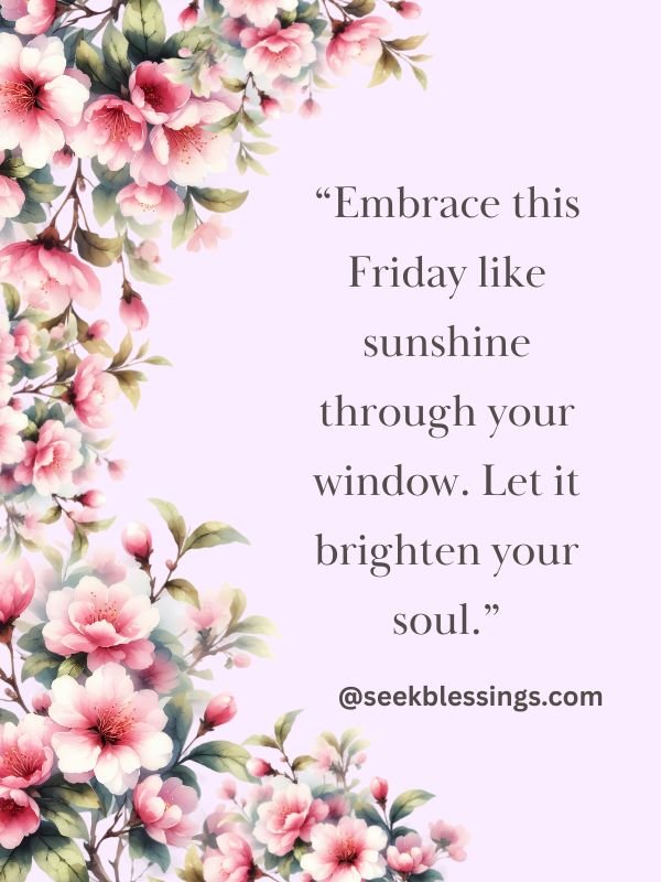 Beautiful Friday Morning Blessings