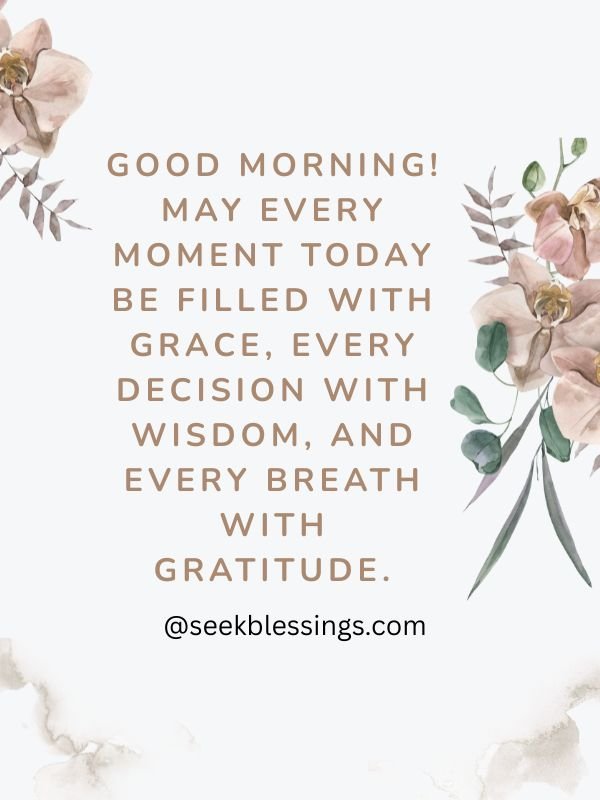 Beautiful Good Morning Thursday Blessings with flowers
