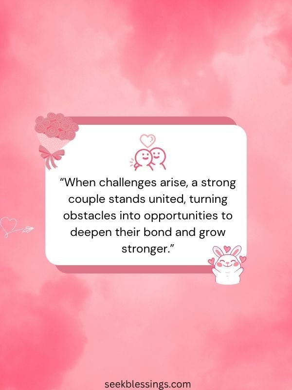 Quotes about Couples Overcoming Challenges Together