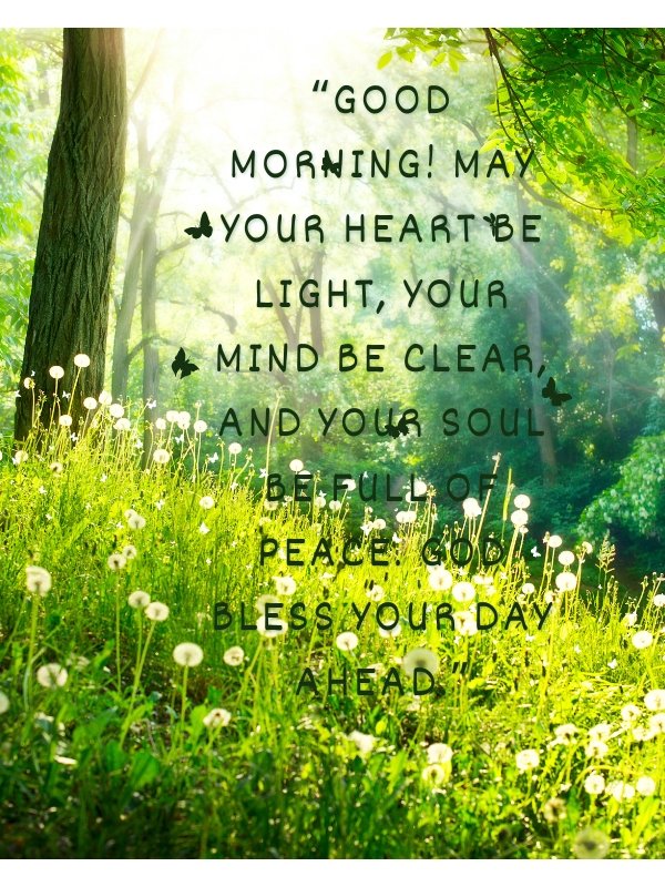Daily Morning Blessings