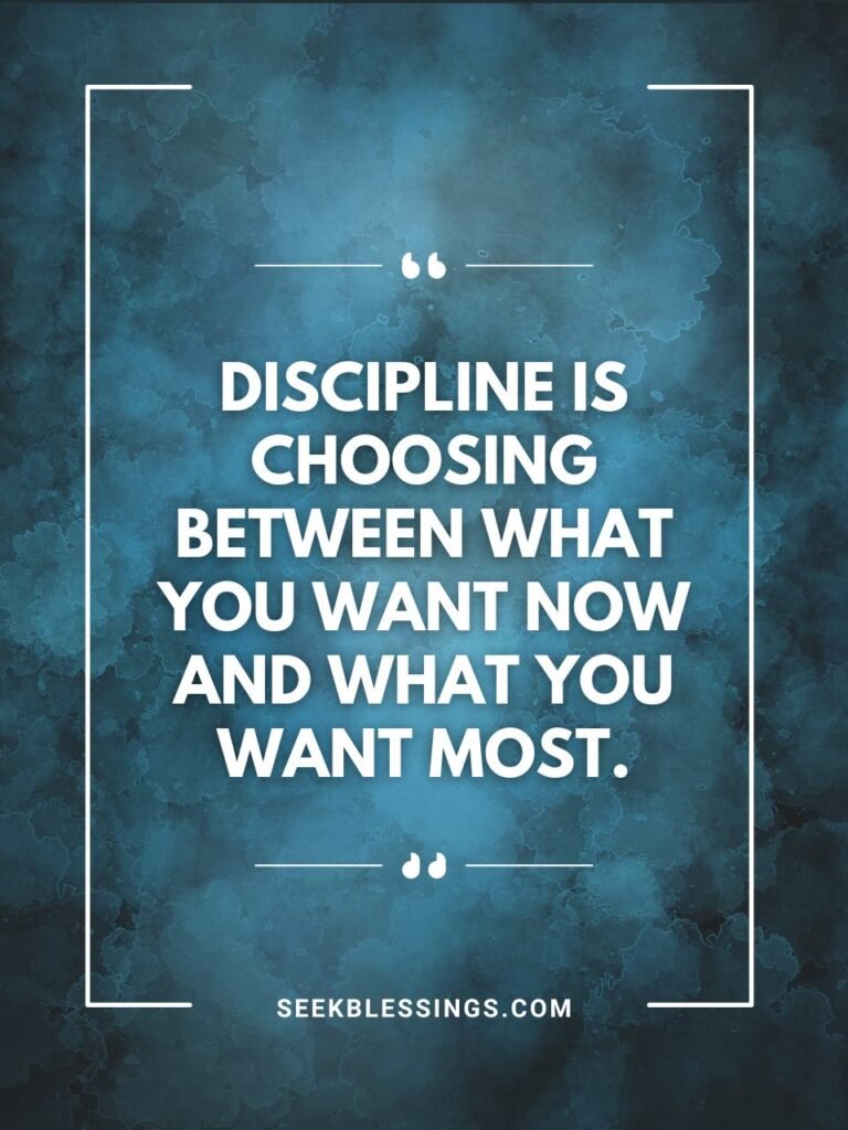 discipline Quotes