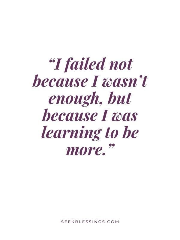 emotional Failure Quote