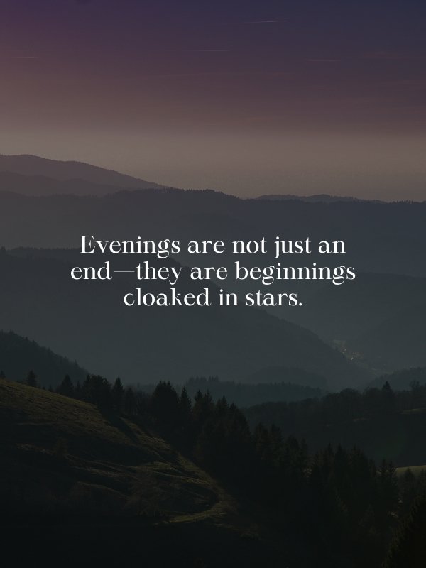Evening Blessings Quotes