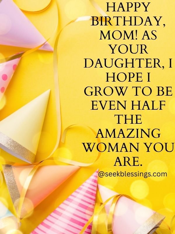 Birthday Quotes for Mom from Daughter