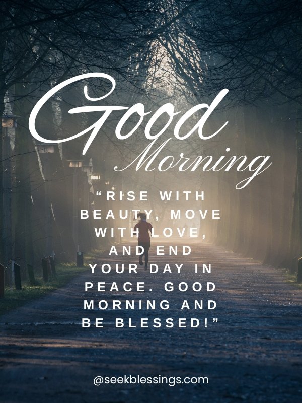 Good Morning Blessings and prayer