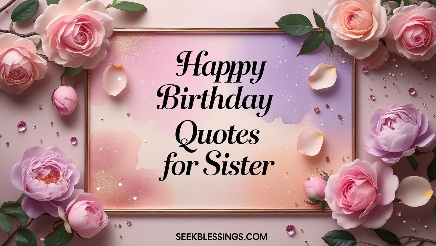 happy birthday quotes for sister