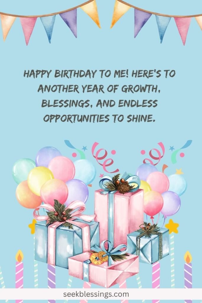 happy birthday to me