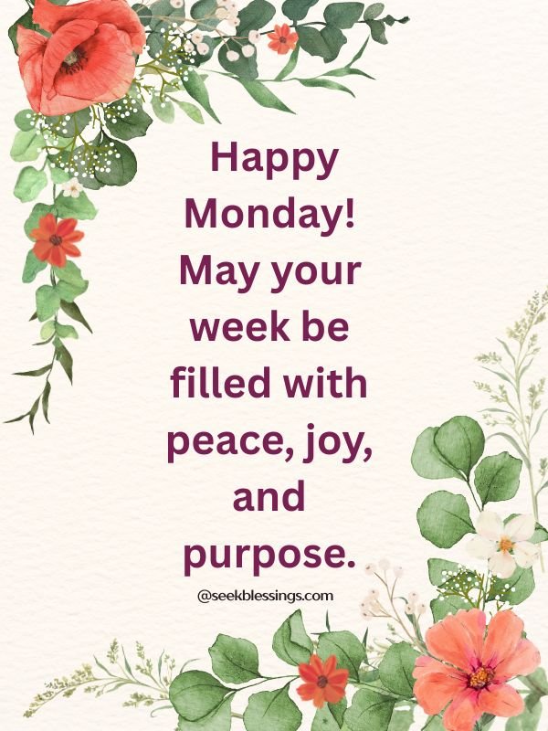 happy monday blessings