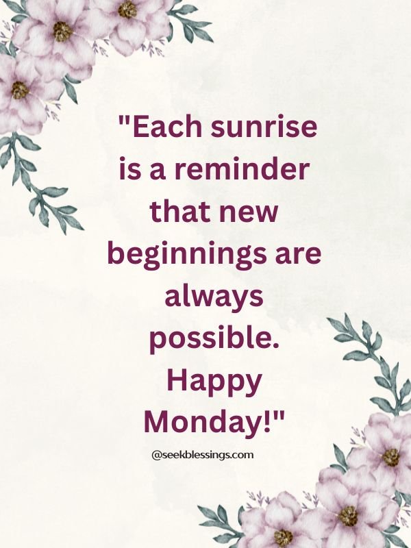 inspirational monday morning blessings