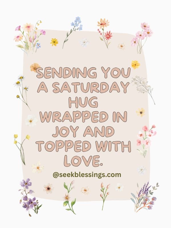 Cute & Lighthearted Saturday Blessings