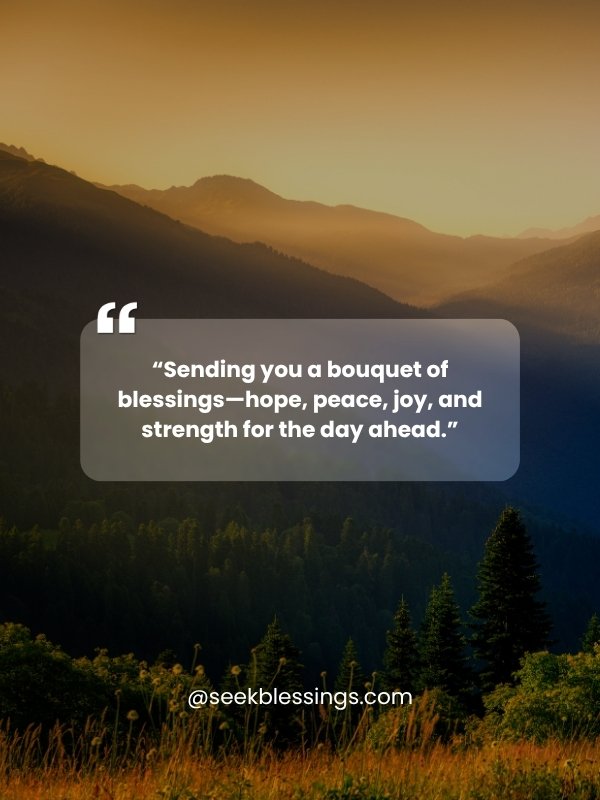 Good Morning Blessings sweet
