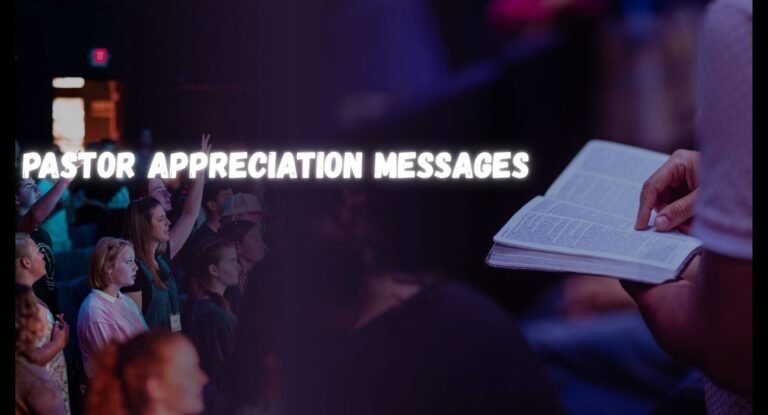 pastor appreciation messages