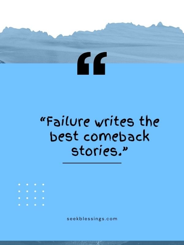 short Failure Quote