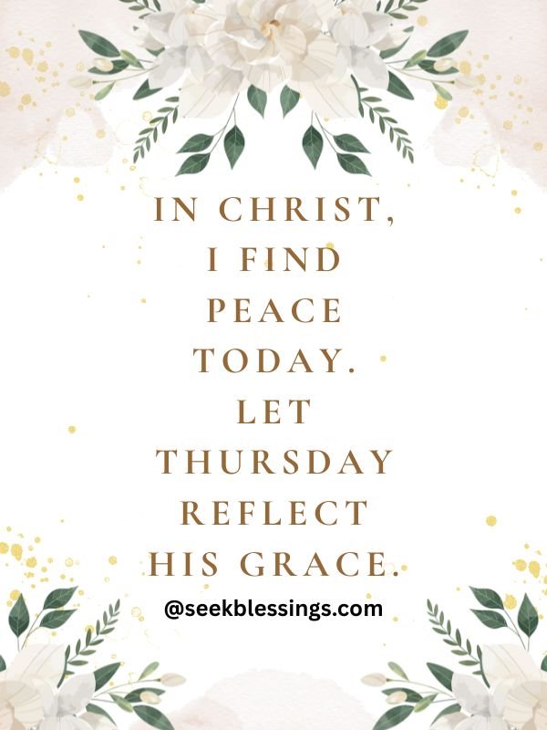 Thursday Prayers and Blessings with a charming flowers