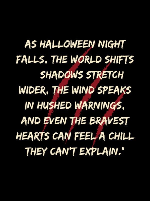 Spooky & Scary Halloween Quotes