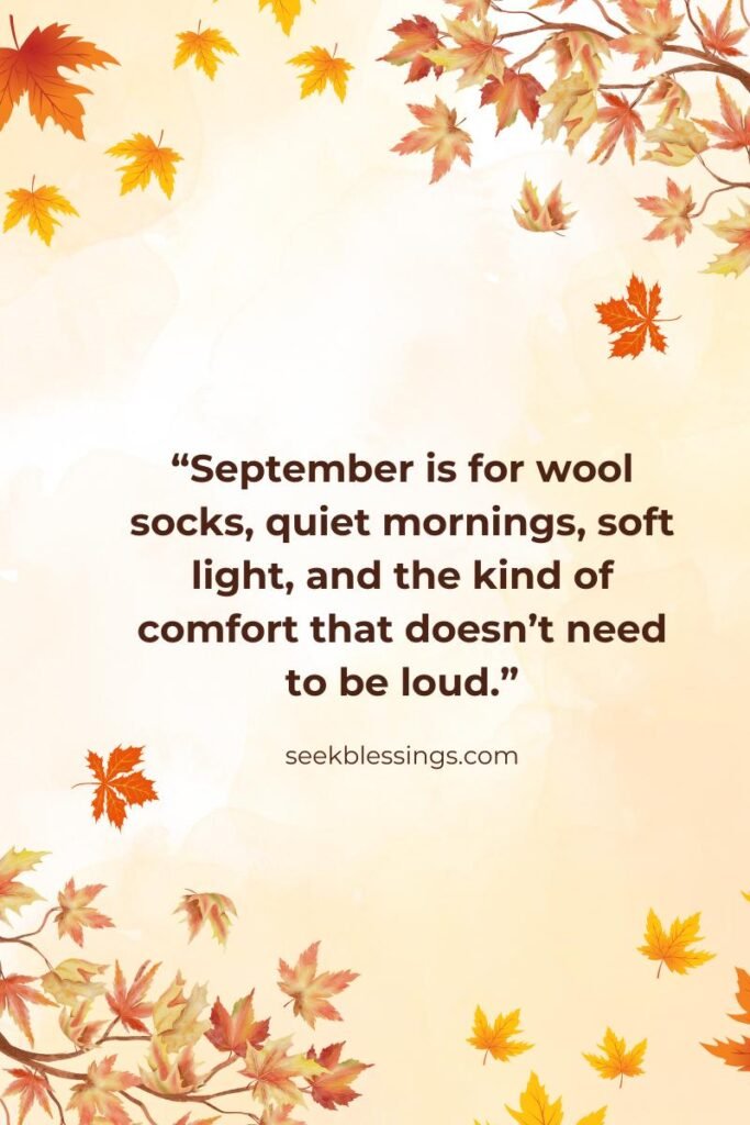 Aesthetic September Quotes